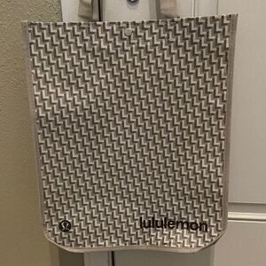 lululemon athletica Patterned Gray Tote